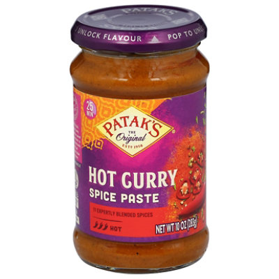 Pataks Hot Curry Paste - 10 Oz - Image 3