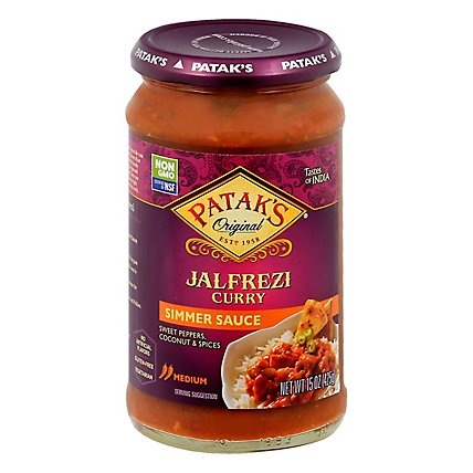 Pataks Cooking Sauce Sweet Pepper & Coconut - 14.6 Oz - Image 3