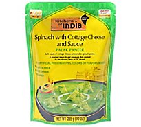 Kitchens Of India Spinach And Cottage Cheese Entree - 10 Oz