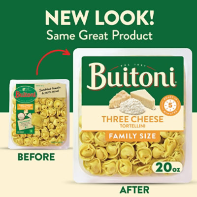 Buitoni Three Cheese Tortellini Refrigerated Pasta Family Size - 20 Oz - Image 3