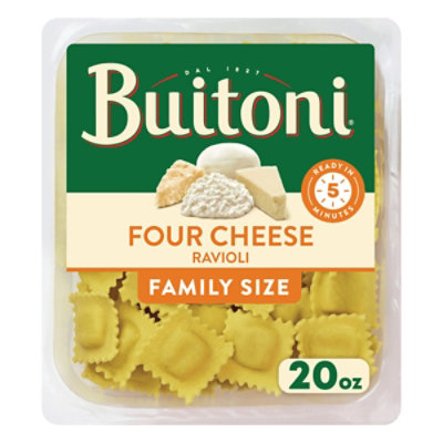 Buitoni Four Cheese Ravioli Refrigerated Pasta Family Size - 20 Oz - Image 1