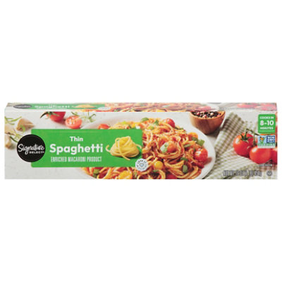 Signature SELECT Pasta Spaghetti Thin Box - 16 Oz - Image 4