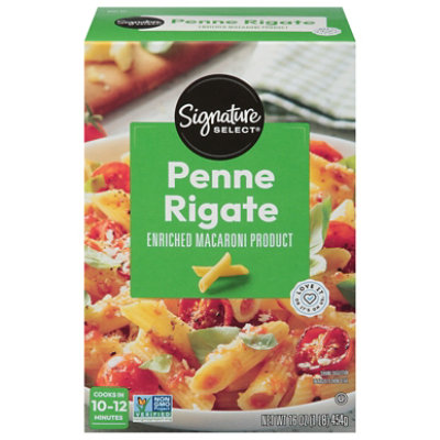 Signature SELECT Pasta Penne Rigate Box - 16 Oz