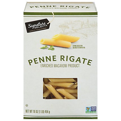 Signature SELECT Pasta Penne Rigate Box - 16 Oz - Image 1