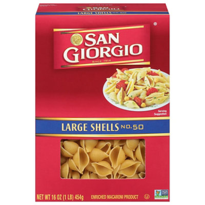 San Giorgio Pasta Large Shells Box - 16 Oz - Image 3