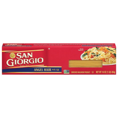 San Giorgio Pasta Angel Hair Box - 1 Lb - Image 3