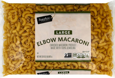 Signature SELECT Pasta Elbow Macaroni Bag - 32 Oz - Image 2