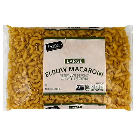 Signature SELECT Pasta Elbow Macaroni Bag - 32 Oz