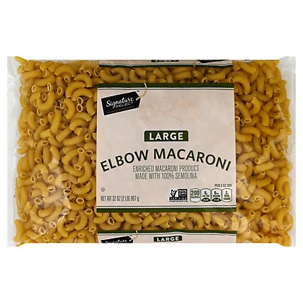 Signature SELECT Pasta Elbow Macaroni Bag - 32 Oz - Image 1