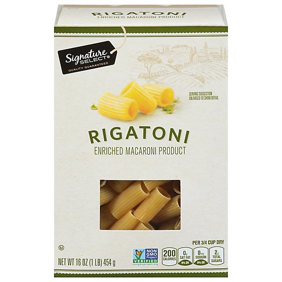 Signature SELECT Pasta Rigatoni Box - 16 Oz - Safeway
