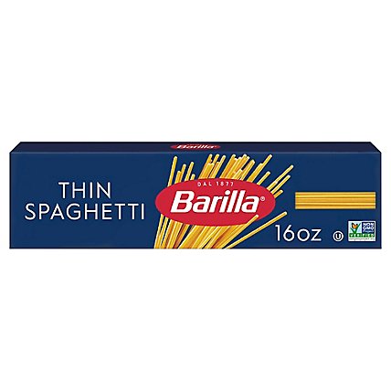 Barilla Pasta Spaghetti Thin Box - 16 Oz - Image 1