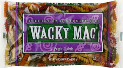 Wacky Mac Pasta Veggies Spirals Bag - 12 Oz - safeway