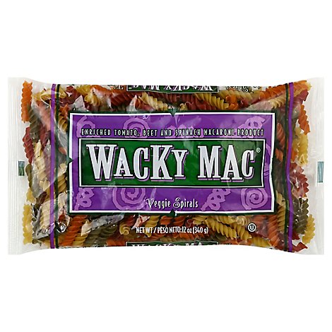 Wacky Mac Pasta Veggies Spirals Bag - 12 Oz