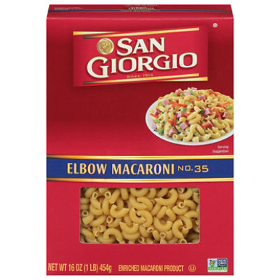 San Giorgio Pasta Elbow Macaroni Box - 16 Oz - Image 3