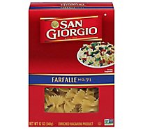 San Giorgio Pasta Farfalle Box - 12 Oz