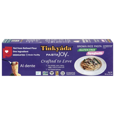 Tinkyada Pasta Joy Ready Brown Rice Pasta Spaghetti Style Bag - 16 Oz - Image 2