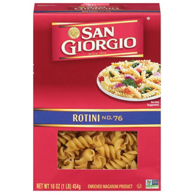 San Giorgio Pasta Rotini Box - 16 Oz - Image 3