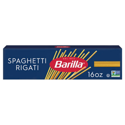 Barilla Spaghetti Rigati Pasta - 16 Oz - Image 1