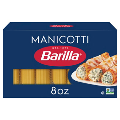 Barilla Pasta Manicotti No. 388 Box - 8 Oz