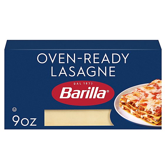 Barilla Pasta Lasagne Oven-Ready No. 399 Box - 9 Oz