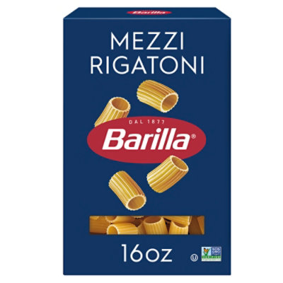 Barilla Mezzi Rigatoni Pasta - 16 Oz