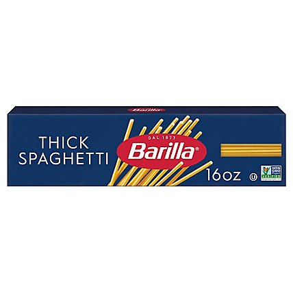 Barilla Pasta Spaghetti Thick No. 7 Box - 16 Oz - Image 1