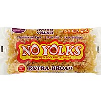 No Yolks Pasta Enriched Egg White Extra Broad - 8 Oz - Image 2