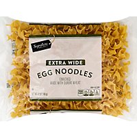 Signature SELECT Pasta Egg Noodles Extra Wide Bag - 12 Oz - Image 2