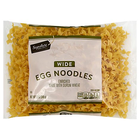 Signature SELECT Pasta Egg Noodles Wide Bag - 12 Oz