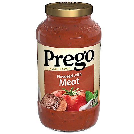 Prego Italian Sauce Flavored With Meat - 24 Oz