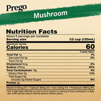 Prego Mushroom Pasta Sauce - 24 Oz - Image 4