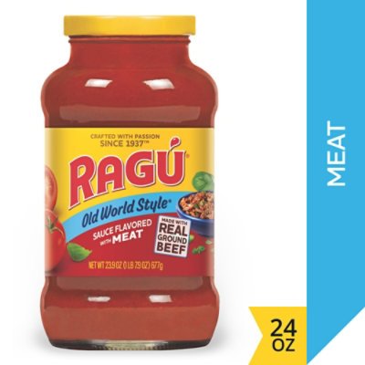 RAGU Old World Style Pasta Sauce Flavored with Meat Jar - 23.9 Oz