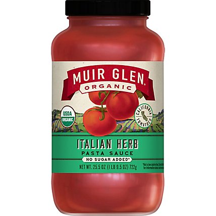 Muir Glen Organic Pasta Sauce Italian Herb - 25.5 Oz - Image 2