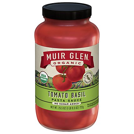 Muir Glen Organic Pasta Sauce Tomato Basil - 25.5 Oz - Image 3