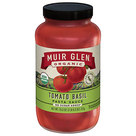 Muir Glen Organic Pasta Sauce Tomato Basil - 25.5 Oz