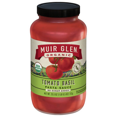 Muir Glen Organic Pasta Sauce Tomato Basil - 25.5 Oz - Jewel-Osco