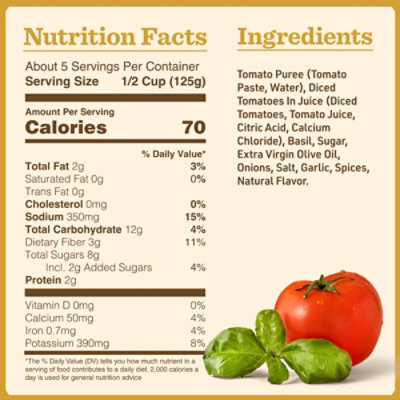 Bertolli Tomato and Basil Sauce - 24 Oz - Image 4