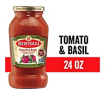 Bertolli Pasta Sauce Tomato & Basil Jar - 24 Oz