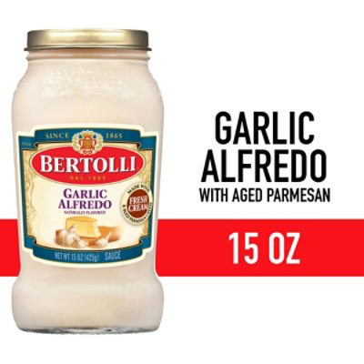 Bertolli Garlic Alfredo Sauce with Aged Parmesan Cheese - 15 Oz - Image 1