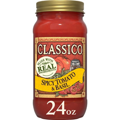 Classico Spicy Tomato & Basil Pasta Sauce - 24 Oz - Image 1