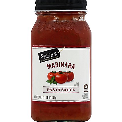 Signature SELECT Pasta Sauce Marinara Jar - 24 Oz - Image 2