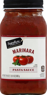 Signature SELECT Pasta Sauce Marinara Jar - 24 Oz - Image 2