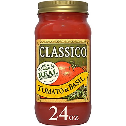 Classico Tomato & Basil Pasta Sauce Jar - 24 Oz - Image 1