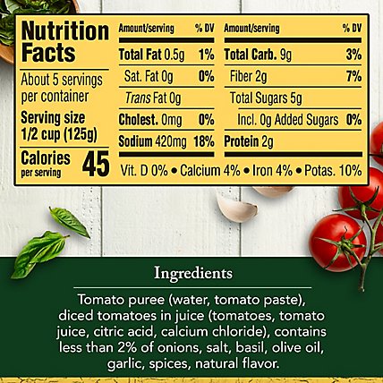 Classico Tomato & Basil Pasta Sauce Jar - 24 Oz - Image 7