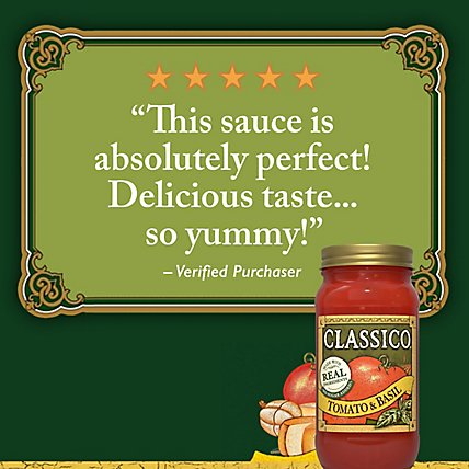 Classico Tomato & Basil Pasta Sauce Jar - 24 Oz - Image 8