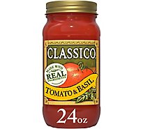 Classico Tomato & Basil Pasta Sauce Jar - 24 Oz