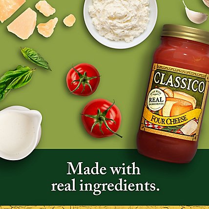Classico Four Cheese Pasta Sauce Jar - 24 Oz - Image 5