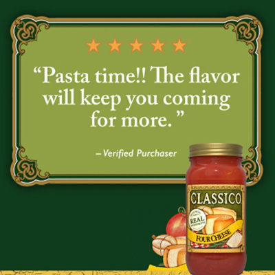 Classico Four Cheese Pasta Sauce Jar - 24 Oz - Image 7