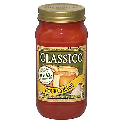 Classico Four Cheese Pasta Sauce Jar - 24 Oz - Image 2