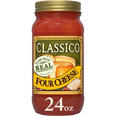 Classico Four Cheese Pasta Sauce Jar - 24 Oz - Image 1